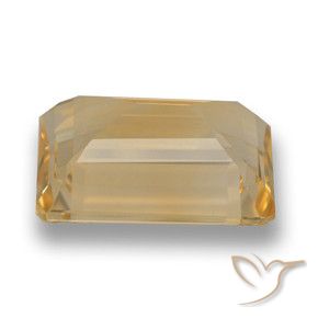 Citrino Arancio dorato naturale da 6.91 ct, Ottagonale / Taglio smeraldo, VVS