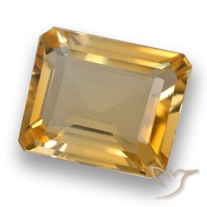Citrino Arancio-Oro naturale da 3.46 ct, Ottagonale / Taglio smeraldo, VVS