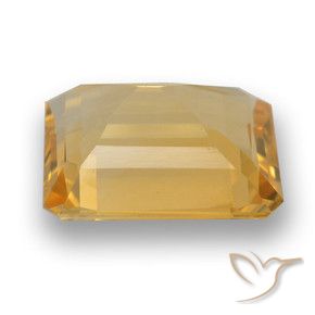 Citrino Arancio-Oro naturale da 3.46 ct, Ottagonale / Taglio smeraldo, VVS