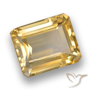 Citrino Oro medio naturale da 4.55 ct, Ottagonale / Taglio smeraldo, VVS
