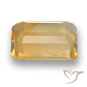 Citrino Dorato medio-scuro naturale da 3.64 ct, Ottagonale / Taglio smeraldo, VVS