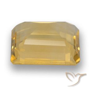 Citrino Arancio Dorato Profondo naturale da 3.92 ct, Ottagonale / Taglio smeraldo, VVS-VS