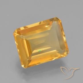 Citrino Arancio-Oro naturale da 4.53 ct, Ottagonale / Taglio smeraldo, VS
