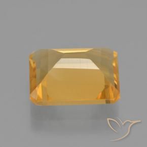 Citrino Arancio Dorato Profondo naturale da 3.92 ct, Ottagonale / Taglio smeraldo, VS