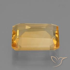 Citrino Arancio-Oro naturale da 4.56 ct, Ottagonale / Taglio smeraldo, VVS-VS