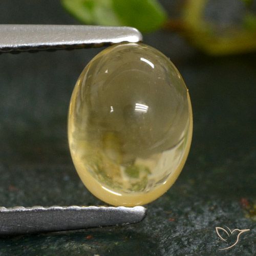 1.76ct Naturale Oro chiaro Citrino, Ovale, Trasparente