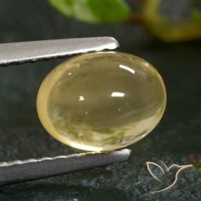 Citrino Oro chiaro naturale da 1.76 ct, Ovale, Trasparente