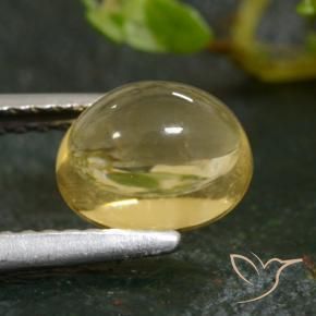 Citrino Oro chiaro naturale da 1.76 ct, Ovale, Trasparente