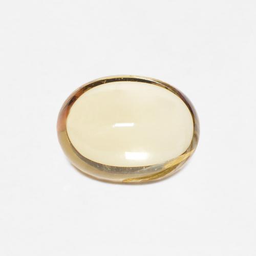 Citrino naturale dorato da 1,40 ct, taglio ovale, trasparente