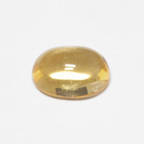 Citrino naturale dorato da 1,40 ct, taglio ovale, trasparente