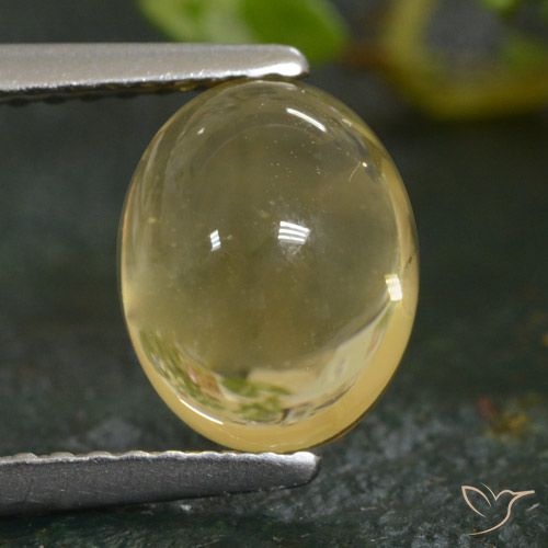 2.24ct Naturale Giallo chiaro Citrino, Ovale, Trasparente