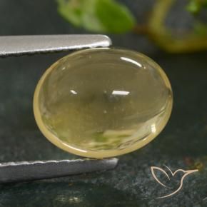 Citrino Giallo chiaro naturale da 2.24 ct, Ovale, Trasparente
