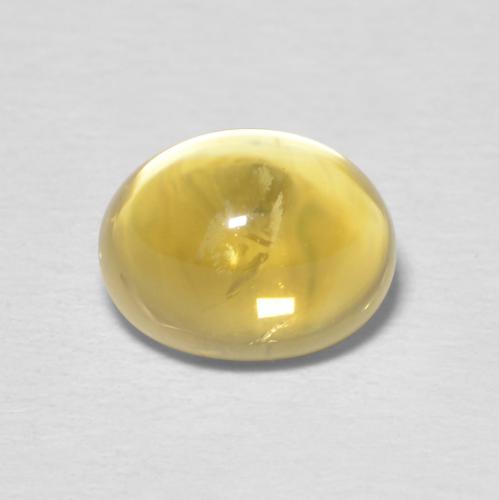 Citrino Giallo dorato chiaro naturale da 1.86 ct, Ovale, Trasparente