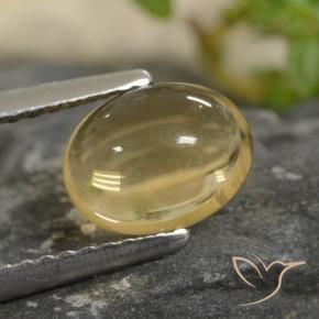 Citrino Oro chiaro naturale da 1.47 ct, Ovale, Trasparente