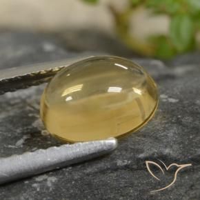 Citrino Oro chiaro naturale da 1.47 ct, Ovale, Trasparente