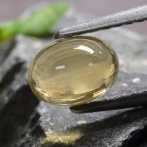 Citrino naturale giallo da 1,02 ct, taglio ovale, trasparente