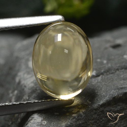 2.40ct Naturale Giallo terroso Citrino, Ovale, Trasparente