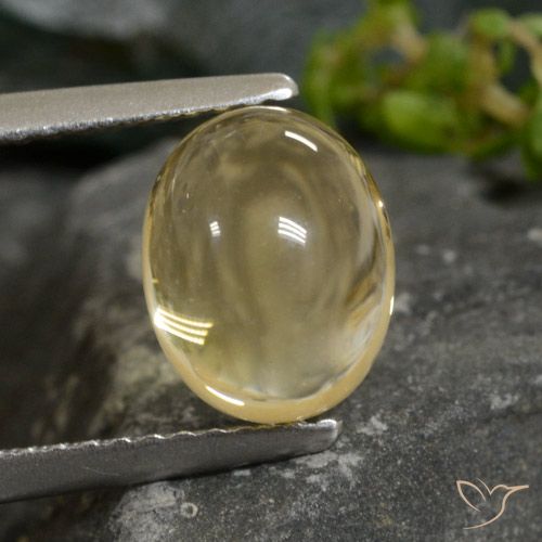 2.52ct Naturale Oro chiaro Citrino, Ovale, Trasparente