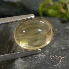Citrino Oro chiaro naturale da 2.52 ct, Ovale, Trasparente