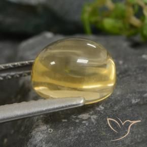 Citrino Oro chiaro naturale da 2.52 ct, Ovale, Trasparente