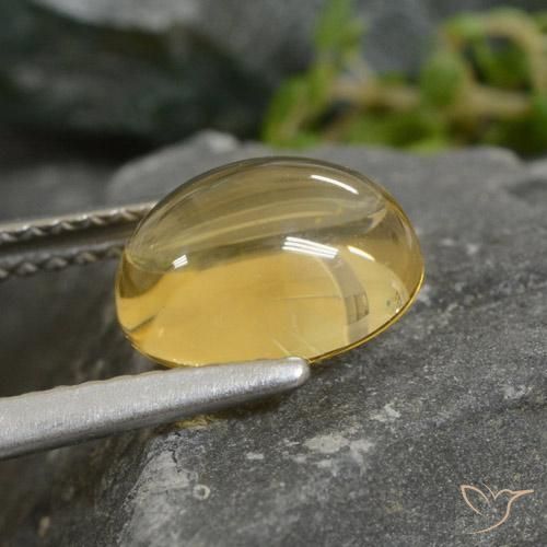 Citrino Oro chiaro naturale da 1.88 ct, Ovale, Trasparente