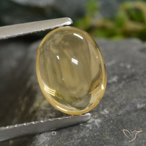 2.23ct Naturale Giallo chiaro Citrino, Ovale, Trasparente