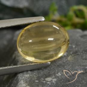 Citrino Giallo chiaro naturale da 2.23 ct, Ovale, Trasparente