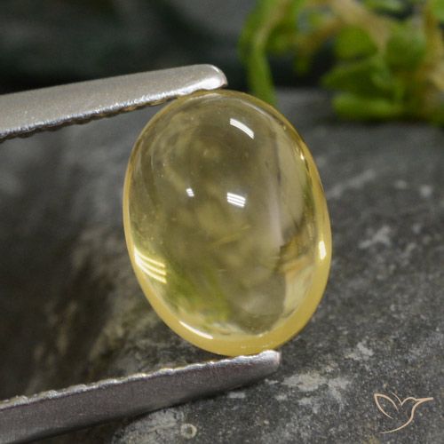 1.43ct Naturale Oro chiaro Citrino, Ovale, Trasparente