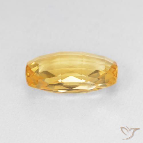 Citrino Arancio chiaro-Oro naturale da 4.05 ct, Cuscino, VVS