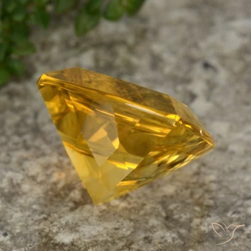 Citrino Arancio Dorato Profondo naturale da 3.69 ct, Cuscino, VVS-VS