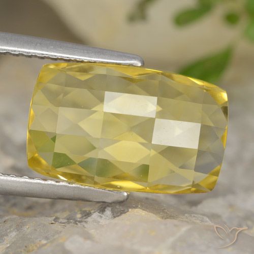 Citrino Giallo medio naturale da 4.25 ct, Cuscino, VVS