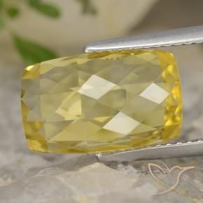 Citrino Giallo medio naturale da 4.25 ct, Cuscino, VVS