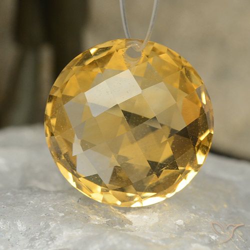 7.88ct Naturale Dorato scuro Citrino, Rotondo, VVS