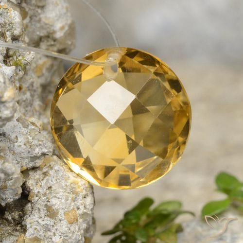 4.79ct Naturale Arancio dorato Citrino, Rotondo, VVS