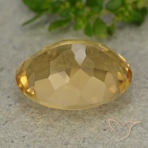 Citrino Dorato medio naturale da 6.19 ct, Ovale, VVS