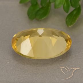 Citrino Oro brillante naturale da 4.15 ct, Ovale, VVS-VS