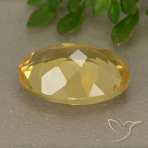 Citrino Dorato naturale da 5.07 ct, Ovale, VVS-VS