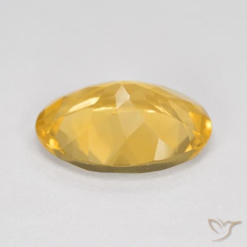 Citrino Dorato medio naturale da 4.75 ct, Ovale, VVS-VS