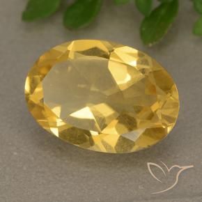 Citrino Dorato medio naturale da 4.50 ct, Ovale, VVS-VS