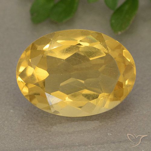 4.81ct Naturale Oro brillante Citrino, Ovale, VVS-VS