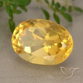 Citrino Oro medio naturale da 6.38 ct, Ovale, VVS-VS