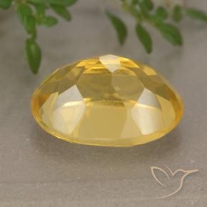 Citrino Oro medio naturale da 6.38 ct, Ovale, VVS-VS