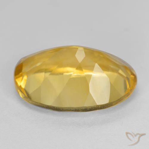 Citrino Dorato medio naturale da 5.18 ct, Ovale, VVS-VS