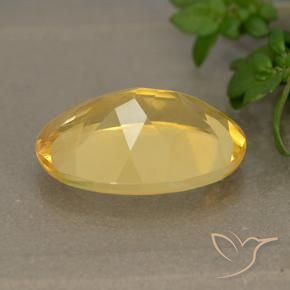 Citrino Dorato naturale da 4.94 ct, Ovale, VVS-VS