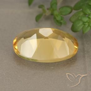 Citrino Arancio medio-chiaro-oroG naturale da 5.06 ct, Ovale, VVS-VS