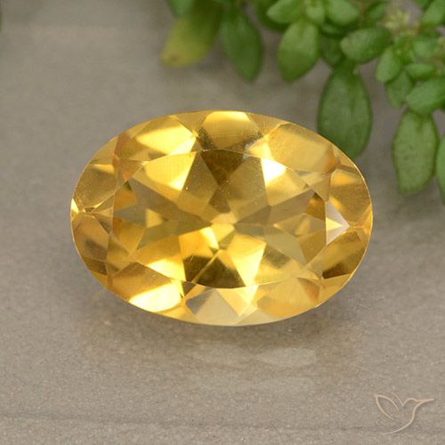 5.11ct Naturale Oro brillante Citrino, Ovale, VVS-VS