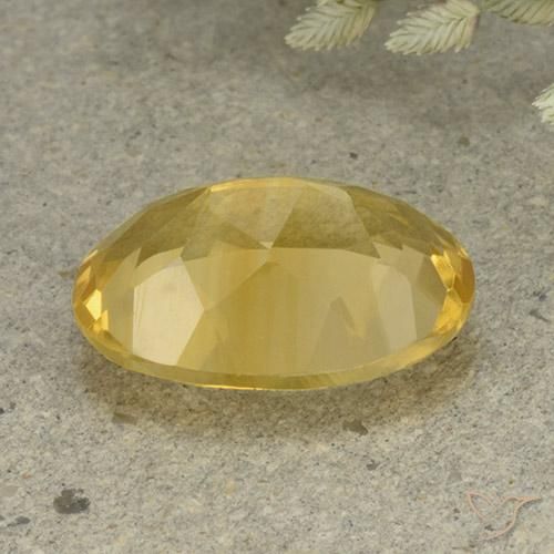 Citrino Dorato medio naturale da 4.95 ct, Ovale, VVS-VS