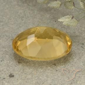 Citrino Arancio dorato naturale da 5.56 ct, Ovale, VVS-VS