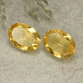 Gemme di Citrino Dorato medio naturale da 8.15 ct, Ovale, VVS-VS