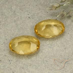 Gemme di Citrino Dorato medio naturale da 8.15 ct, Ovale, VVS-VS